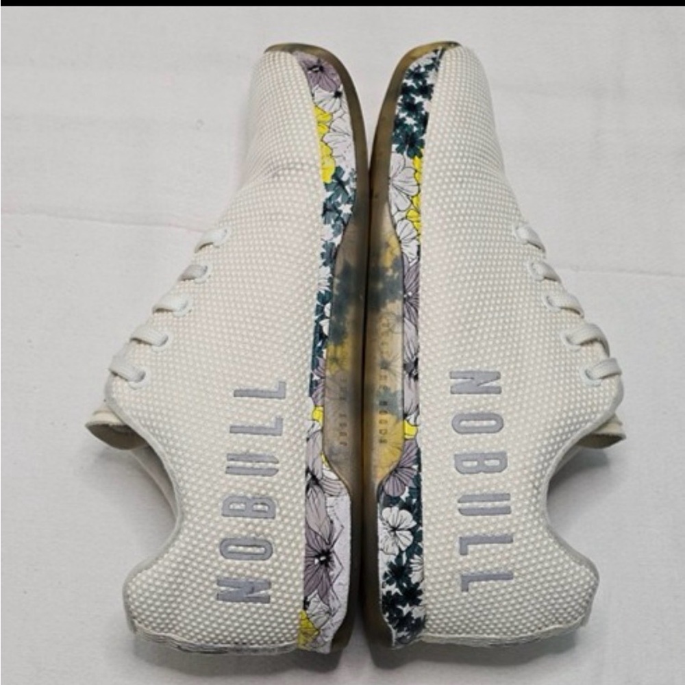 NOBULL Women's White Floral Sneakers